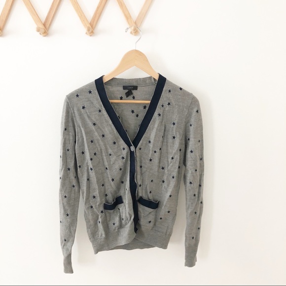 J. Crew Sweaters - J. Crew | Star Harlow Wool Blend Cardigan